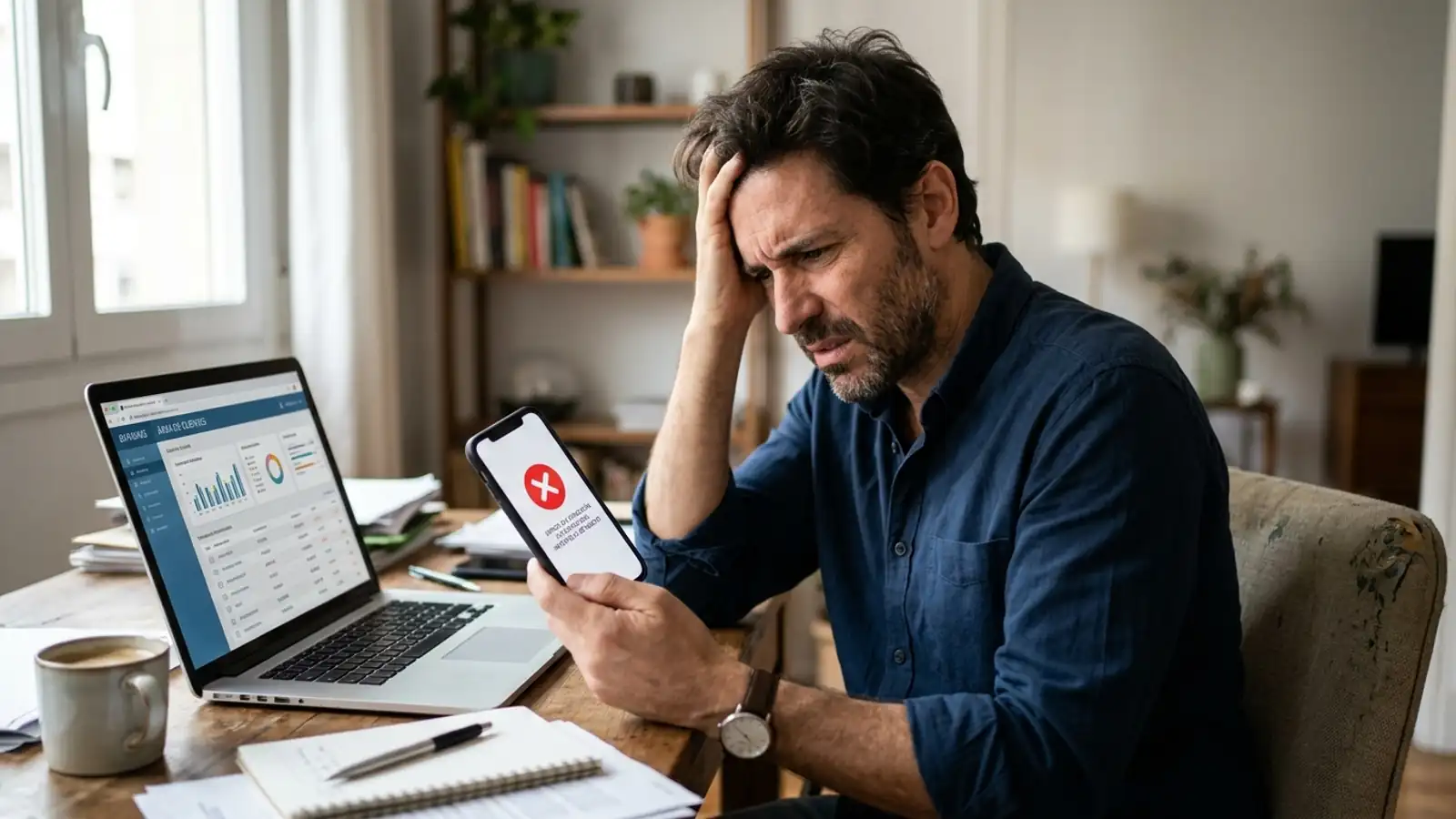 Usuario revisando el estado de una retirada pendiente en su cuenta de bet365